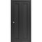 Sartodoors Sliding Closet Bi-fold Doors Black Solid Core Modern Interior QUADRO4111BF-BLK-84 x 96 (2* 42x96) - alternate 1