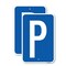 Signmission P Symbol Parking Sign, 12'' X 18'' 2 Signs, Heavy Gauge Aluminum, 2PK A-1218-2PACK-23513 - alternate 1