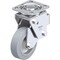 Blickle Swivel Plate Caster, Solid Rbr, 5", 550 lb., Number of Wheels: 1 LHF-ALEV 125K-14-SG - alternate 1