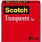 Scotch Glossy Office Tape Transparent, 1" W x 72 yd. L 60012592 - alternate 1