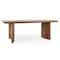 Homeroots 84" Brown Solid Wood Dining Table 549042 - alternate 1