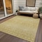 Homeroots 10' X 14' Gold Ivory And Taupe Tribal Washable Indoor Outdoor Area Rug 582625 - alternate 9