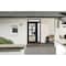 Vdomdoors Front Exterior Prehung FiberGlass Door Clear Glass See-through / Manux 8555 Matte Black Clear Glass MANUX8555EXD-BLK-W36 x H80-LH - alternate 5