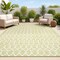 Jonathan Y Ourika Moroccan Geometric Textured Weave Light Green/Cream 8 ft. x 10 ft. Indoor/Outdoor Area Rug SMB108N-8 - alternate 1