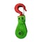 Mytee Products 2 Ton 3in Sheave Snatch Block with Hook For 3/8in Wire Rope SB3-2 - alternate 9