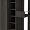 Homeroots Espresso Rolling Bar Cart With Wine Storage 535095 - alternate 9