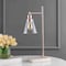 Jonathan Y Lorena 22.25" Modern Glam Metal/Marble LED Table Lamp, Copper JYL1100A - alternate 9