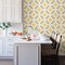 A-Street Prints Lido Mustard Quatrefoil Wallpaper 2744-24124 - alternate 3