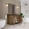 James Martin Vanities Brookfield 60 in. Double Vanity, Pecan w/3 CM Charcoal Soapstone Silestone Top 547-V60D-PCN-3CSP - alternate 6