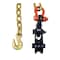Mytee Products 2Ton Snatch Block w/ Chain & 3/8 inx150 ft Winch Cable Steel Core Rope for 4050# WLL WW38-150-SB3-2-SCA-KIT - alternate 8