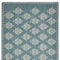 Homeroots 19" Set of Four Cream And Turquoise Damask Cotton Placemats 548883 - alternate 8