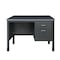 Regency Mesa Steel Single Pedestal Teacher's Office Desk 48in x 30in - Grey 66348SPGY - alternate 4