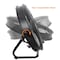 Vie Air 20 Inch 3 Speed Motor Metal Floor Drum Fan in Black VA-20W - alternate 9