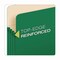 Pendaflex Reinforced File Pocket, 5.25in Expansion, Letter Size, Green 1534G GRE-10 - alternate 9
