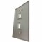Eaton Tripp Lite Series Safe-IT 2-Port Single-Gang Keystone Wall Plate, Antibacterial, Ivory Gloss, TAA N042AB-002-IVG - alternate 4