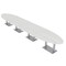 Skutchi Designs Oval Conference Table With Power, 48 in W, 264 in L, White HAR-OVL-48X264-DOU-WA7976-NA - alternate 1