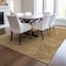 Homeroots 10' X 14' Gold Brown And Ivory Abstract Washable Indoor Outdoor Area Rug 597021 - alternate 9