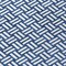 Homeroots 8' Navy Blue And Ivory Round Geometric Washable Indoor Outdoor Area Rug 595573 - alternate 8