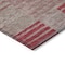 Homeroots 5' X 8' Burgundy Pink And Blush Striped Washable Indoor Outdoor Area Rug 613164 - alternate 9