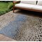 Homeroots 8' X 10' Khaki And Taupe Abstract Washable Indoor Outdoor Area Rug 609465 - alternate 1