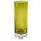 Homeroots 11" Green Crystal Glass Cylinder Table Vase 484493 - alternate 1