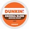 Dunkin K-Cup Original Blend Coffee, Compatible with Keurig Brewer, Medium, K-Cup, Original, Kosher, 4PK 5000380509 - alternate 1