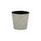 Homeroots 7in Silver Recycled Plastic Indoor Outdoor Round Pot Planter 488223 - alternate 1