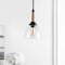 Jonathan Y Alys 7.63" Adjustable Rope-Wrap Modern Rustic Iron/Glass LED Pendant, Black JYL1103A - alternate 14