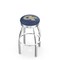 Holland Bar Stool Co 30" Chrome Georgia Tech Swivel Bar Stool, Accent Ring L8C3C30GATech - alternate 1