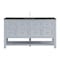 James Martin Vanities Breckenridge 60 in. Single Vanity, Serenity Blue w/ 3 CM Parisien Bleu Top 330-V60S-SRB-3PBL - alternate 1