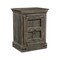 Homeroots 36" Brown Solid Wood Distressed Nightstand 521212 - alternate 1