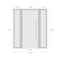 Vdomdoors Front Exterior Prehung Metal-Plastic Door, Manux 8415 White Silk, 2 Side Sidelite Transoms, Office MANUX8415EXD-WS-W16+36+16xH80-RH - alternate 4