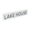 Homeroots 5" X 24" White Lake House Metal Wall Decor 489621 - alternate 4