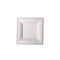 Kitch 24/7 Disposables White Square Molded Fiber Plate, 6 inch, 1000PK KC-6X6P-NPAW - alternate 3