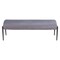 Homeroots 54in Gray and Black Fabric Upholstered Bench 668848 - alternate 1