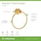 Symmons Braston Wall Mounted Bathroom Towel Ring 583TRBBZ - alternate 3