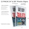 Signmission We Buy Tablets, Plastic Signs Only 24 Inch x 36 Inch, Corrugated Plastic, 2PK CSB-2436-2PACK-We Buy Tablets - alternate 2