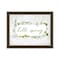 Homeroots Hello Spring Black Framed Print Wall Art 530058 - alternate 1