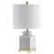 Jonathan Y Cleo 21.5" Ceramic/Metal Ginger Jar LED Table Lamp, White/Navy JYL3043A - alternate 9