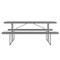 Flash Furniture Insta-Fold 6 Foot Granite Gray Indoor-Outdoor Picnic Table - Commercial Grade Foldable Steel Frame RB-EBB-3072FD-MND-GY-GG - alternate 9