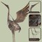 Pure Garden 35IN Flying Crane Garden Statue for Patio, Pond or Backyard Outdoor Decor 50-LG1296 - alternate 7