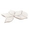 Andova Tiles Ciara Tanok White 7-in. x 12-in. Flower Marble Look Matte Porcelain Wall & Floor Tile ANDCIA1262 - alternate 5