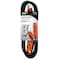 Powerzone SJTW Extension Cord, 14 AWG, Indoor/Outdoor, 14/3, 3 Outlets, Black/Orange, 8 ft EC890708 - alternate 1