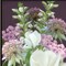 Homeroots Set Of Two Lilac and Wild Plum Bouquet Black Framed Print Wall Art, 2PK 407987 - alternate 4