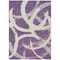 Homeroots 10' X 14' Purple Ivory And Gray Abstract Washable Indoor Outdoor Area Rug 599159 - alternate 9