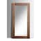 Homeroots 79" Brown Framed Leaning Full Length Hanging Mirror 282737 - alternate 5