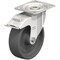 Blickle Swivel Plate Caster, Glass Nylon, 5", Brake, Number of Wheels: 1 LIX-POHI 125G-FI-OF-XAT - alternate 1