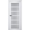 Sartodoors Interior Solid French Door Frosted Glass White 30x80 Solid Core Modern Interior VEREGIO7602ID-WS-30 - alternate 1