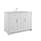 James Martin Vanities Bellshire 48" Single Vanity, Bright White w/ 3 CM Ethereal Noctis Silestone Top 660-V48-BW-3ENC - alternate 9