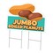 Signmission Jumbo Boiled Peanuts Die Cut Yard & Stake plastic window, 2436-Jumbo Boiled Peanuts C-DC-2436-DS-Jumbo Boiled Peanuts19 - alternate 1